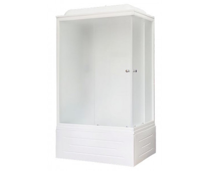 Душевая кабина Royal Bath RB 8100BP5-WC 100х80 см, с матовыми стеклами , левосторонняя