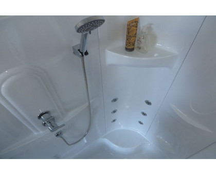 Душевая кабина Royal Bath RB 8120BK2-T 120х80 см, с прозрачными стеклами, левосторонняя