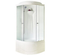 Душевая кабина Royal Bath RB 90BK1-M 90х90 см, с матовыми стеклами