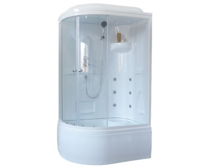 Душевая кабина Royal Bath RB 8120BK2-T 120х80 см, с прозрачными стеклами, правосторонняя