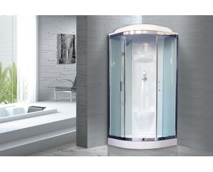 Душевая кабина Royal Bath RB 100HK6-WT-CH 100х100 см, с прозрачными стеклами