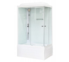 Душевая кабина Royal Bath RB 8100BP5-WT 100х80 см, с прозрачными стеклами , левосторонняя