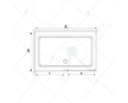 Душевой уголок RGW SV-42B (SV-12B + Z-05B) 100x100, прозрачное стекло